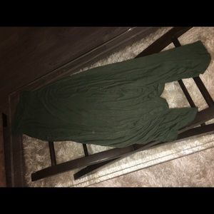 Olive green maxi